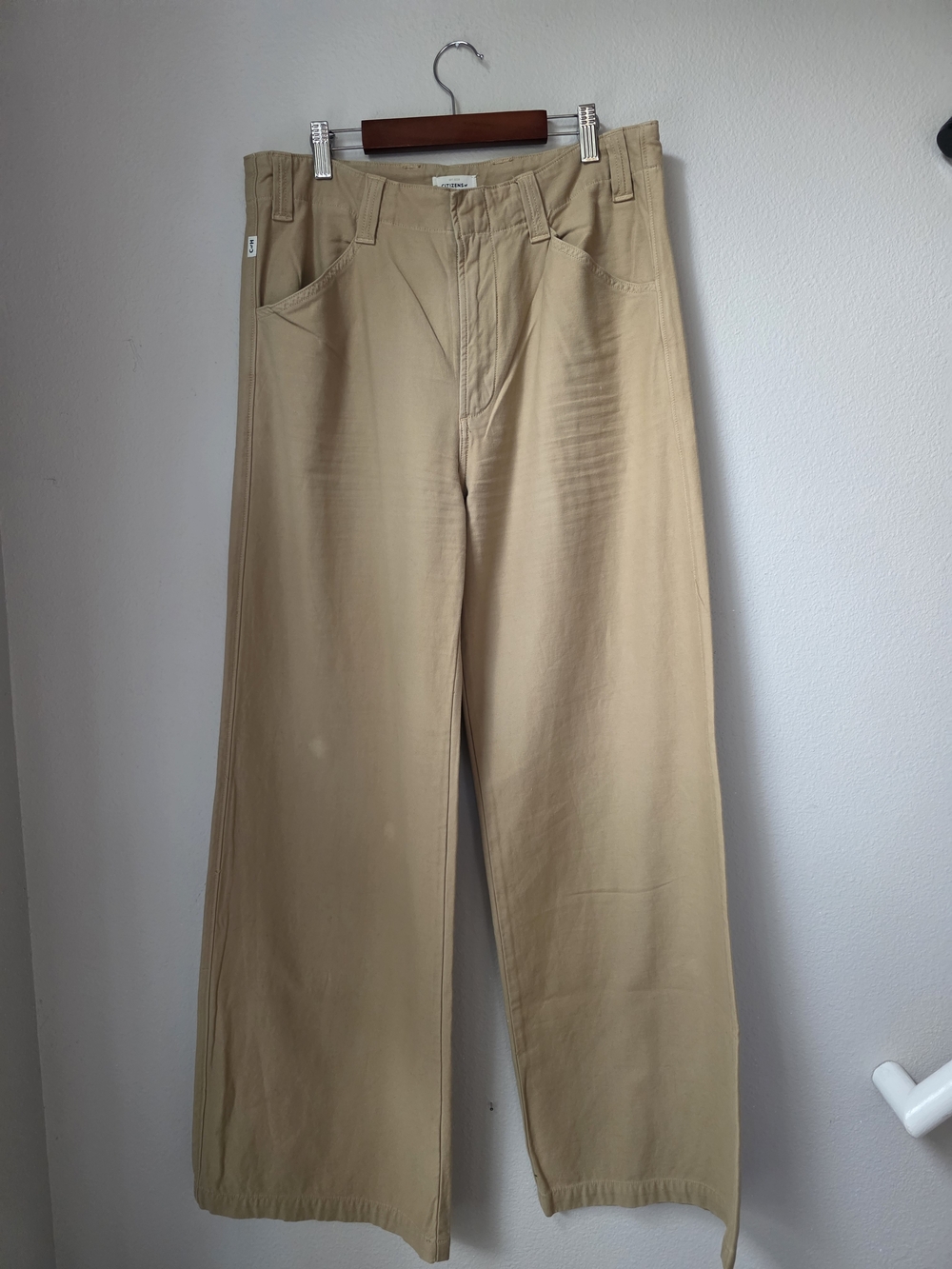Citizens Of Humanity Wide-Leg Khaki Trousers